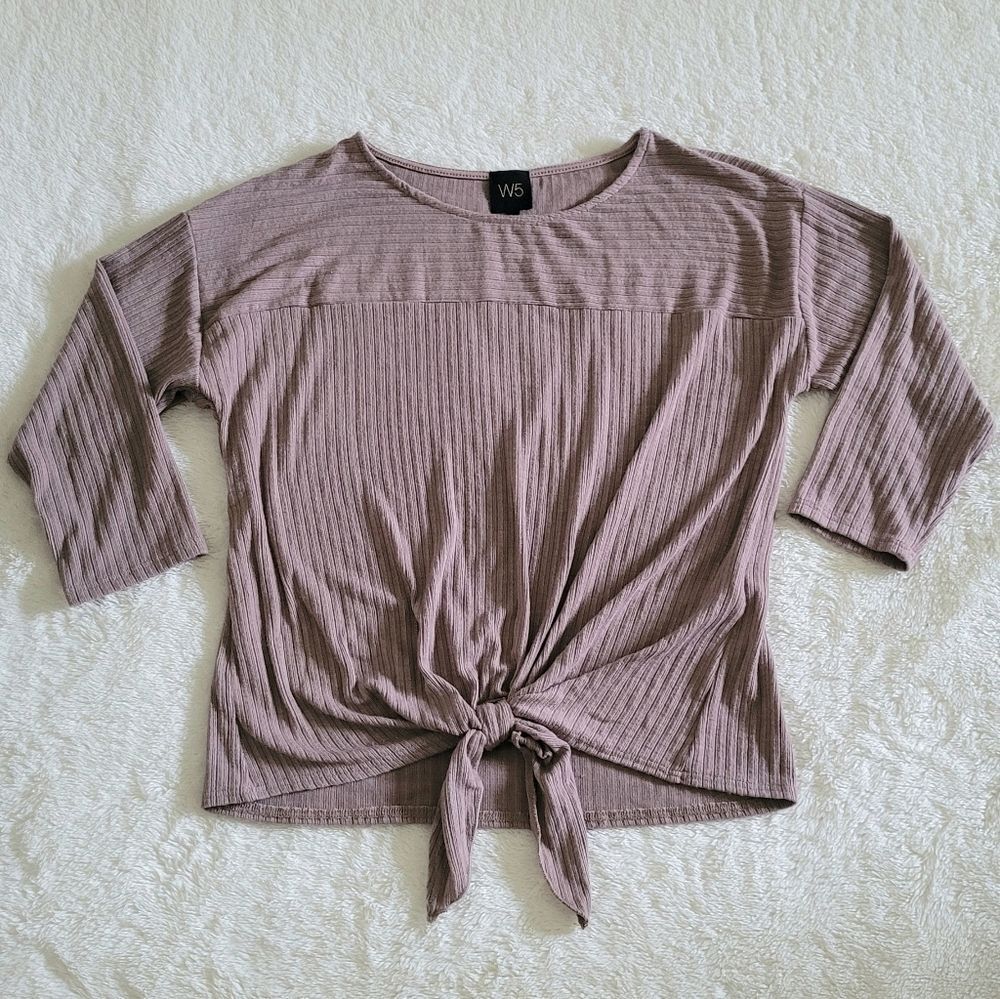 W5🖐️ by Anthropologie Ribbed Tie🎀 Bottom T - Picture 7 of 14